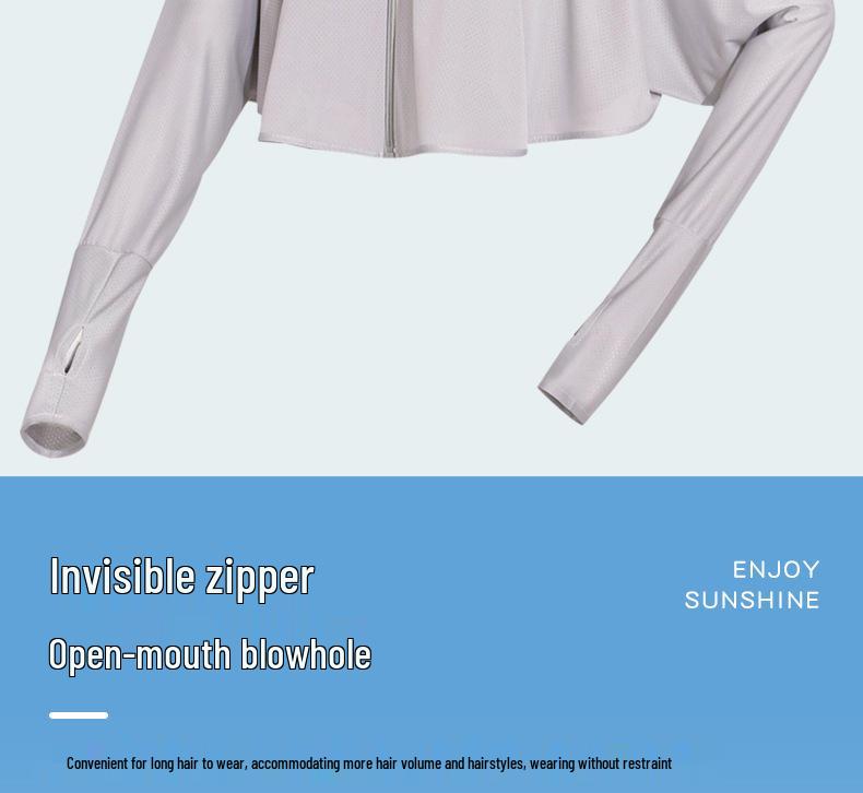 Women's Summer Ice Silk Sun Protection Clothing Set: Breathable Anti-UV Cycling Face Mask & Full Face Neck Guard.