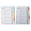 2x A 4 File Dividers Multifunctional Index Dividers Folder Dividers for Students