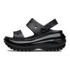 Crocs Sandales compensées à bride unique Mega Crush Sandale 'Noir' Unisexe