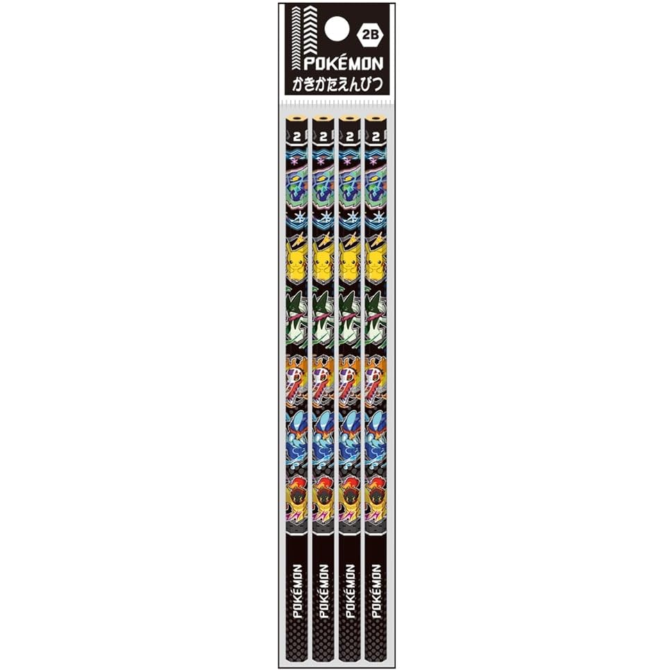 Showa Note Writing Pencils 2B 419150 Exciting New School Year pokemon Showa Note Pokémon 4-Pack