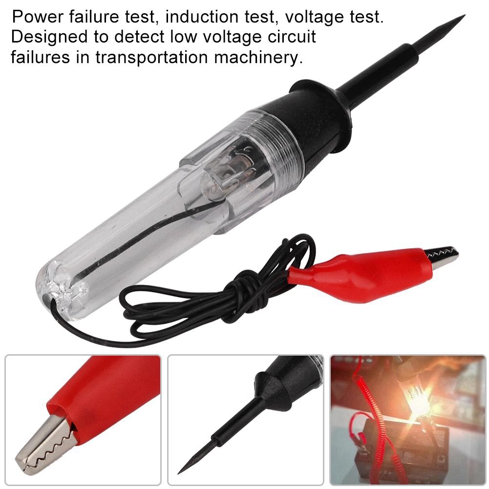 6 12 24V Car Auto Electrical Voltage Test Pen Light Lamp Circuit Tester Detector Probe