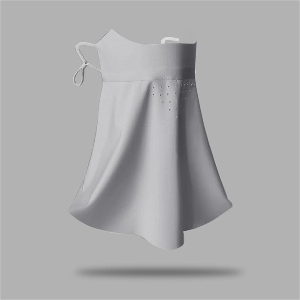 Women's outdoor sports trackless sunscreen facial mask imitation ice silk UV protection summer breathable thin