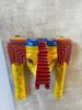 Colorful Rajasthani Wooden Elephant Wall Decor: Hand-Painted Folk Art Panel