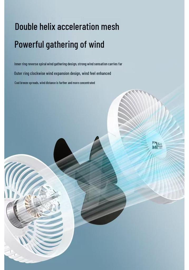 Camel Silent Air Circulation Fan: Desktop & Floor Convection Fan