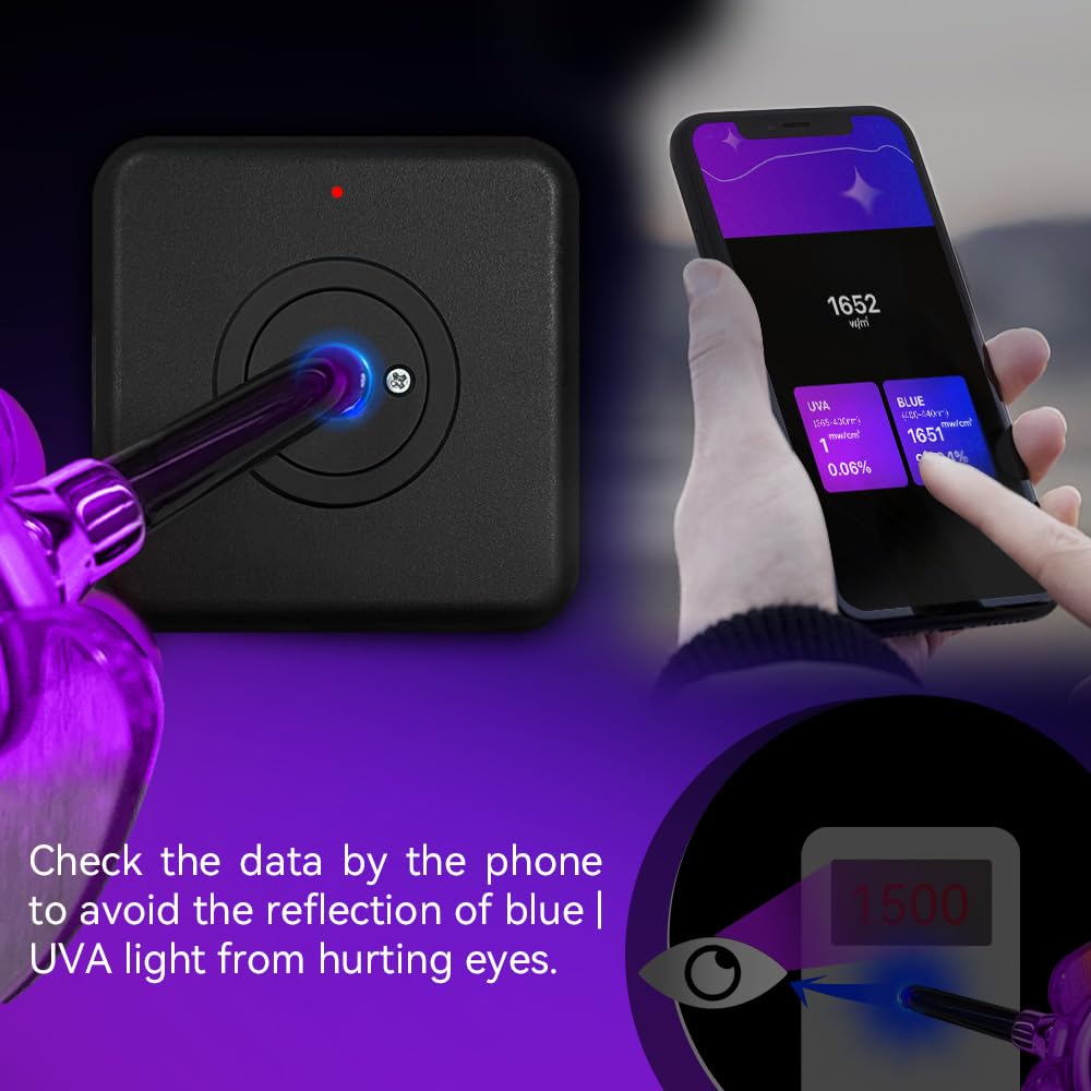 Dental Hardening Exposure Meter for Blue and UVA Light AH-DCLM