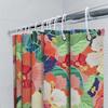 Colorful Floral Shower Curtain: Unique Bathroom Decor With Hibiscus Pattern 180X240Cm Size Customizable For Home Decor Gifts Fro