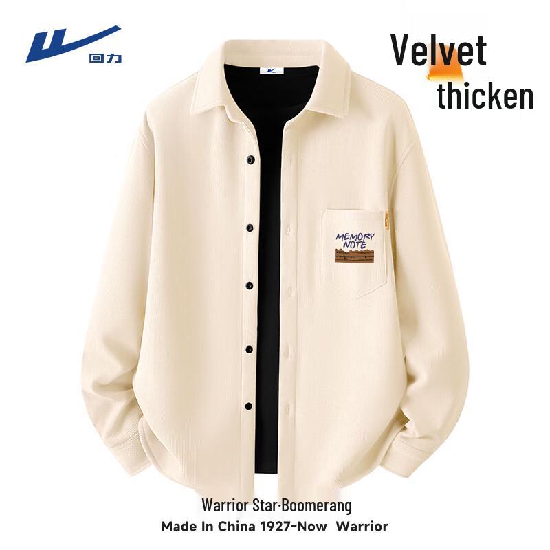 

Warrior Мужская вельветовая куртка-рубашка на флисовой подкладке 4XL