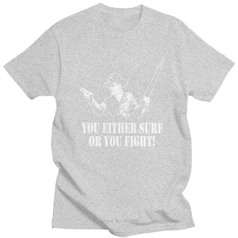 Mode Apocalypse Now T-Shirt Unisex Kurzarm Sommer Charlie Don't Surf T-Shirts Rundhals Slim Fit Baumwolle T-Shirt Merchandise