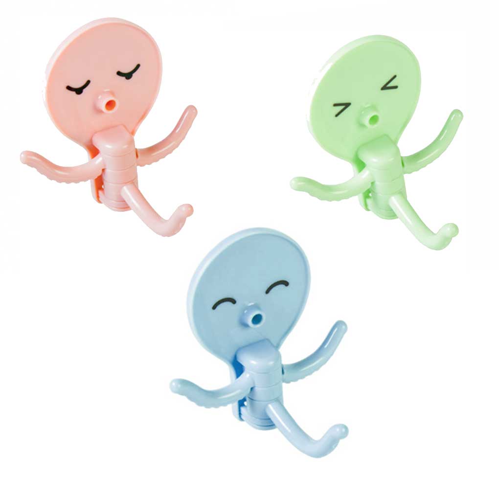 Cute Wall Hook Kitchen Bathroom Nail-free Door Hook Hanger Hat Keys Scarf Organizer