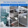 2Pcs G1/2 Thread Float Ball Valve ABS DN15 Float Valve  Solar Energy System