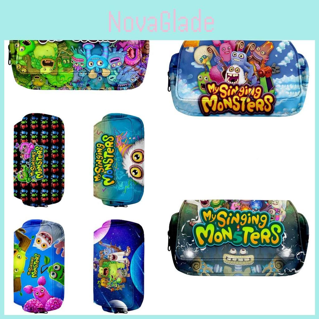 My Singing Monsters Double-layer Pen Pouch For Students