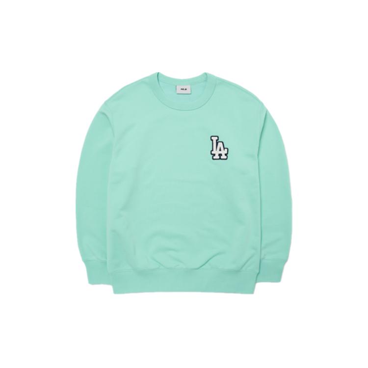 New MLB Old Flower Sweatshirts Unisex Teal 3AMTM0121-07MTL