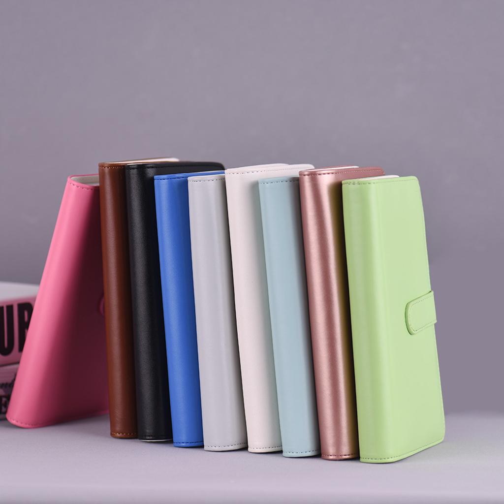108 kapes Přenosné Mini Fotoalbum PU Kůže Foto Kniha Album s Magnetickým Uzávěrem pro Fujifilm Instax