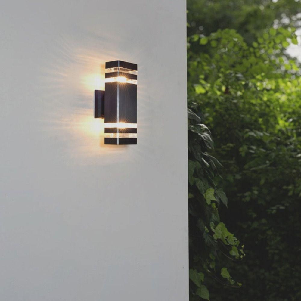 Minimalist Style Outdoor Sconce Up Down Lighting LED Wall Light Simple Wall Lamp  Villa Exterior