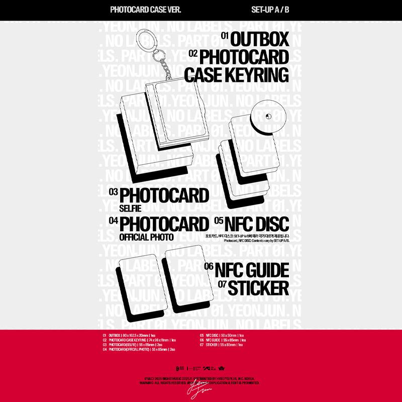 [PRE ORDER] YEONJUN (TXT) – NO LABELS: PART 01 (Photocard Case Ver.)