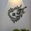 Metal Music Note Wall Art Plaque Home Decor Gift