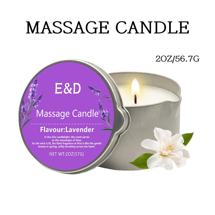 

1pc Lavender scented Home Body Oil aromatherapy Candle,Massage Oil Candle/2oz Massage Oil Candle forPure Relaxation and Home SPA