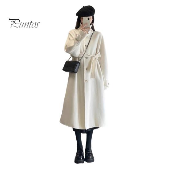 

Женское зимнее пальто с отложным воротником и карманами средней длины, однотонный кардиган на пуговицах, свободный крой, пальто с длинными рукавами, для поездок на работу и свиданий, зима S абрикосовый