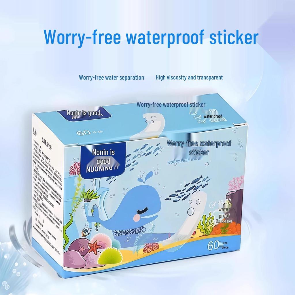 Waterproof Transparent Band-Aid: High Adhesion, Breathable, Anti-Abrasion for Feet, Infants, and Children - Ideal for Bathing and Swimming