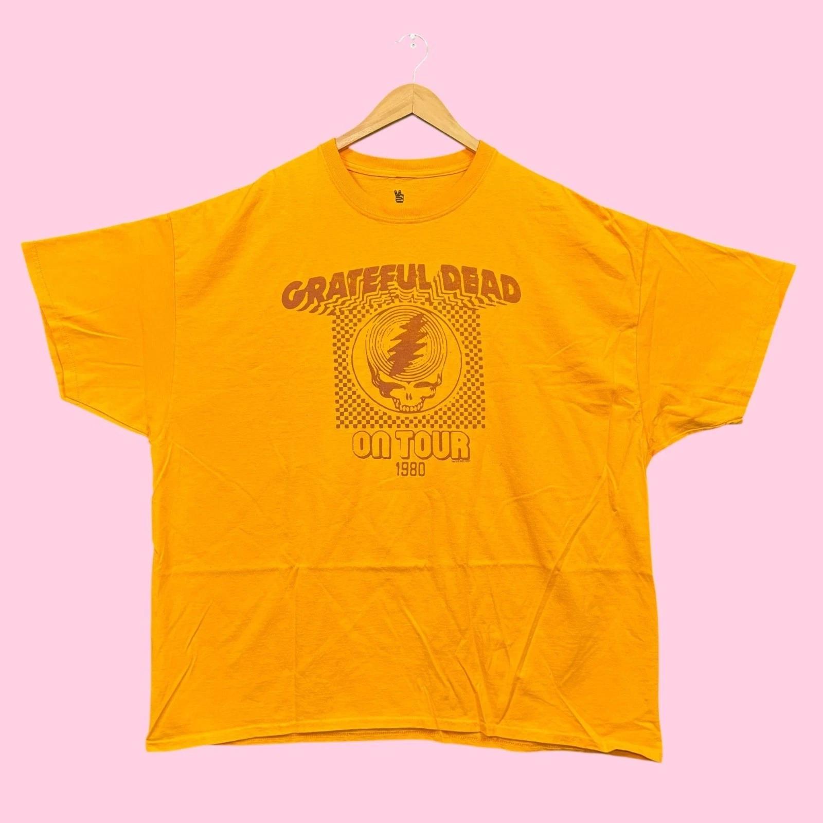 

The Grateful Dead On Tour 1980 Rock Band Oversized Tee XXL 3XL