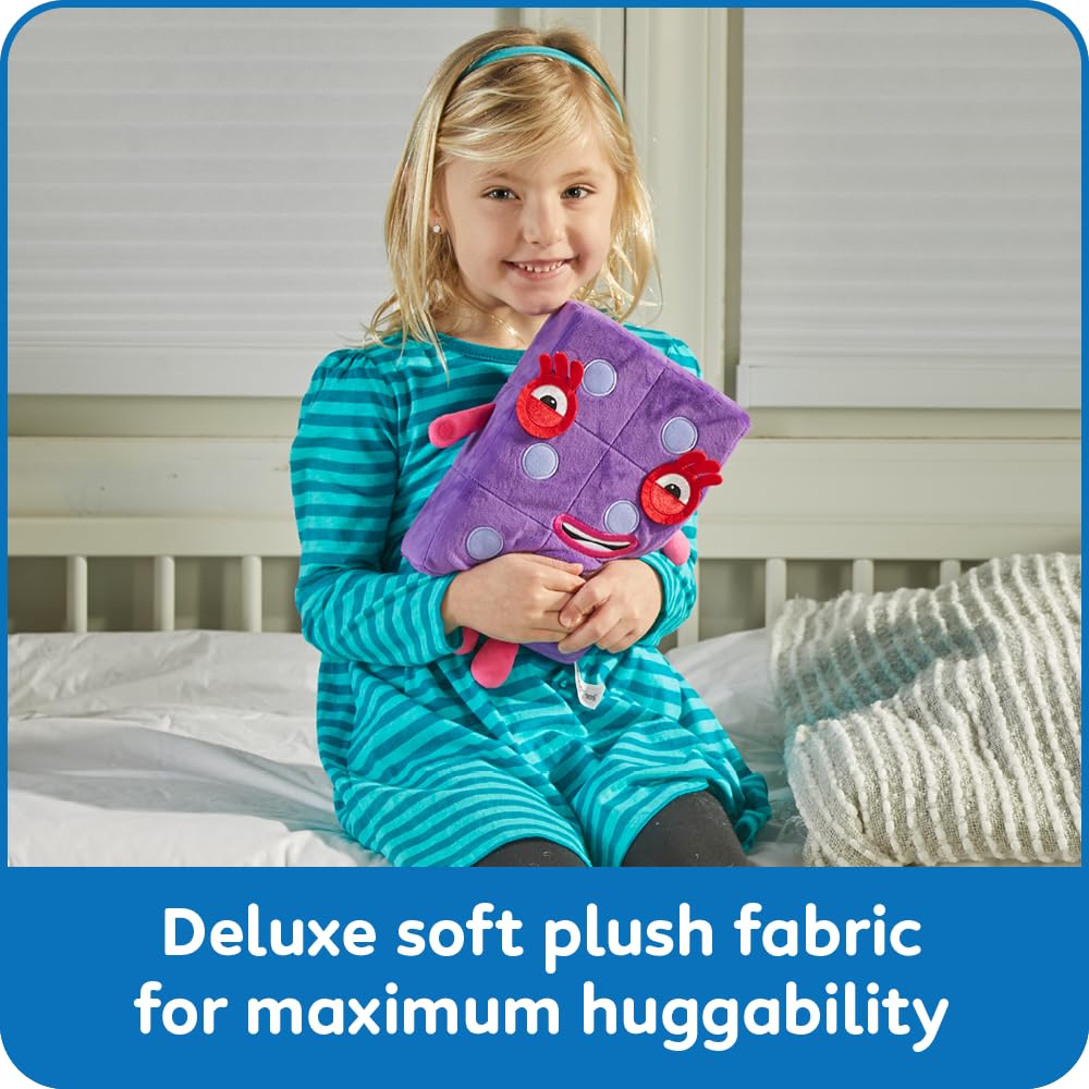 Numberblocks Character Plush Toy Six 96935 (Authentic Product)