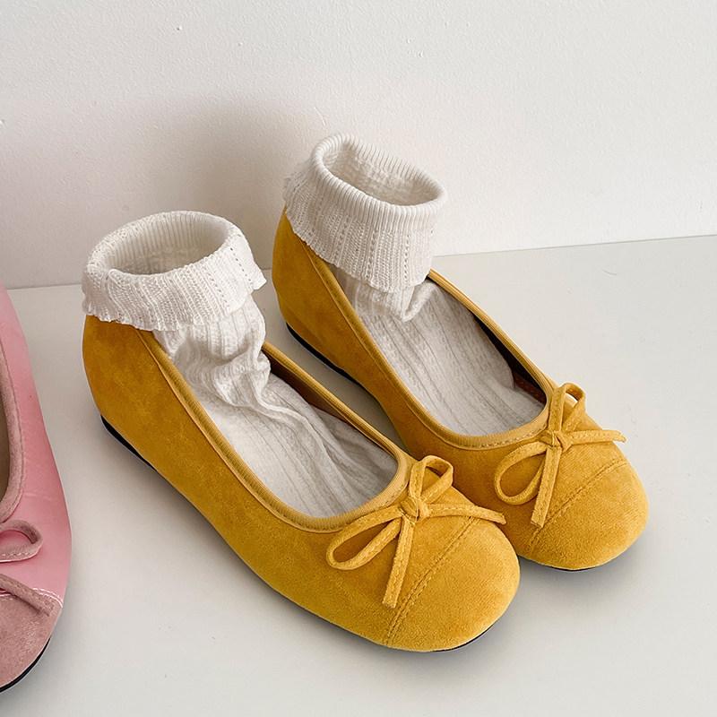 Women Ballet Internal Elevation Shoes Shallow Slip On Shoes Eelgant Dress Ladies Mary Jane Shoes Spring Concise Zapatos De Mujer