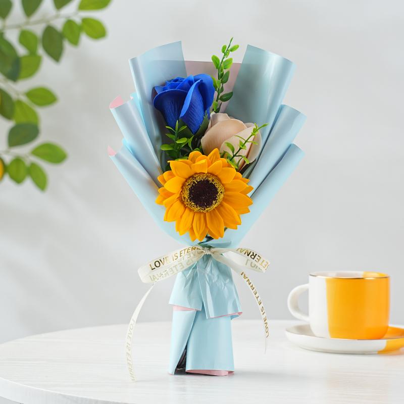 Scented Soap Rose Bouquet: Perfect Gift for Mother's Day, Valentine's, Birthdays - Ideal for Girlfriends, Moms, Besties, Teachers.