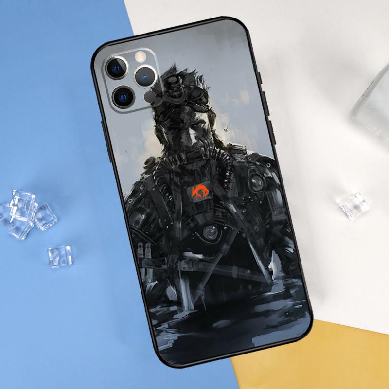 Metal Gear Solid Case For iPhone 16 15 13 12 11 14 Pro Max Mini Cover For iPhone 16 15 XR X XS Max Plus Phone Case