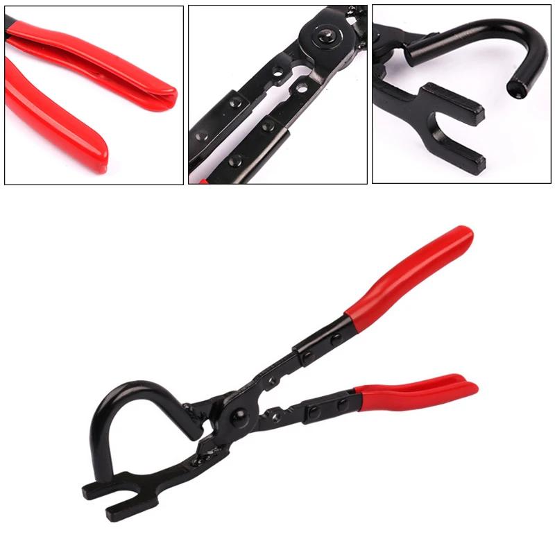 Universal Car Exhaust Rubber Pad Pliers Exhaust Pipe Gasket Removal Plier Exhaust Hanger Removal Puller Anti-Slip Handle Tools