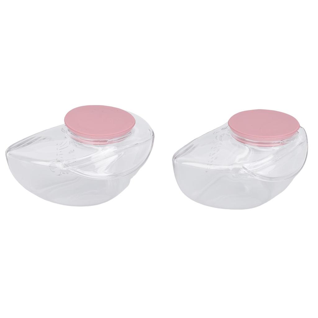 2 PCS 150ml Milk Collection Cup Replacement for Momcozy M9 Wearable Breastpump Milk Collector Cup Leak Proof PP Silicone