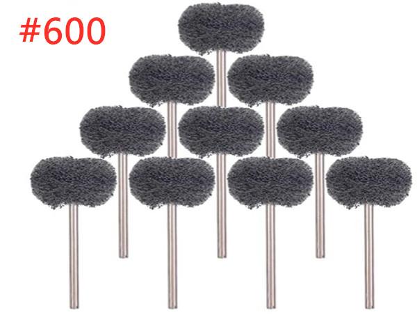 

100pcs/pack Wool Polishing Head Grinding Abrasive Disc Mini Drill Abrasive Brush 2.35/3mm Shank for Dremel Rotary Hand Tools With 2.35mm Shank&100pcs серый