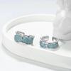 Chic Enamel Drip Glaze Adjustable Friendship Ring with Elegant Textured Design