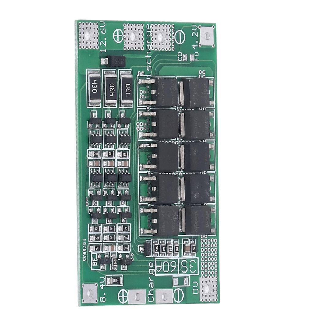 Battery Protection Board Balance Charge Discharge Module 3S 60A 12.6V BMS for Lithium Battery