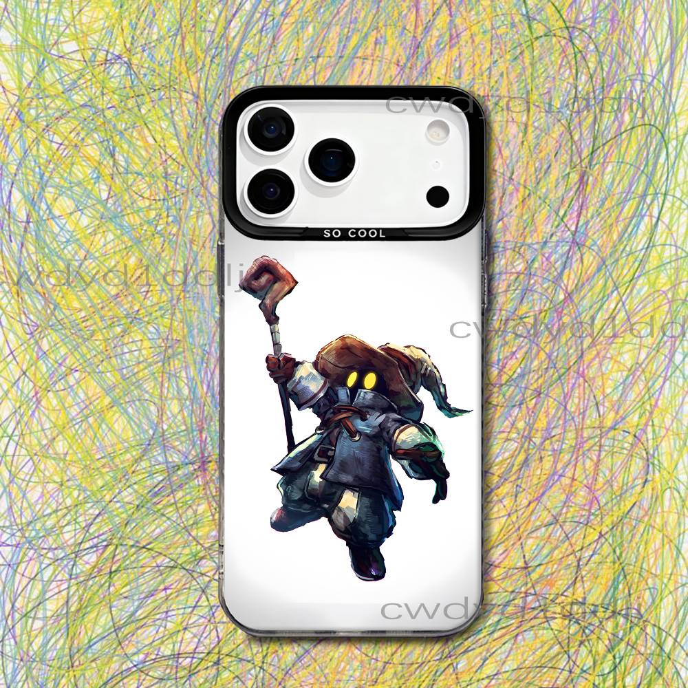 Vivi F-Final Fantasy VI Phone Case For iPhone 17,16,15,14,13,12,11,X,8,7,Pro,Max,Plus,SE4,Air,Mini IMD Gray Hard Matte
