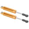 2Pcs RC 92mm Aluminum Shocks Absorber Internal Spring Dampers for TRAXXAS SLASH 2WD RC CarGold