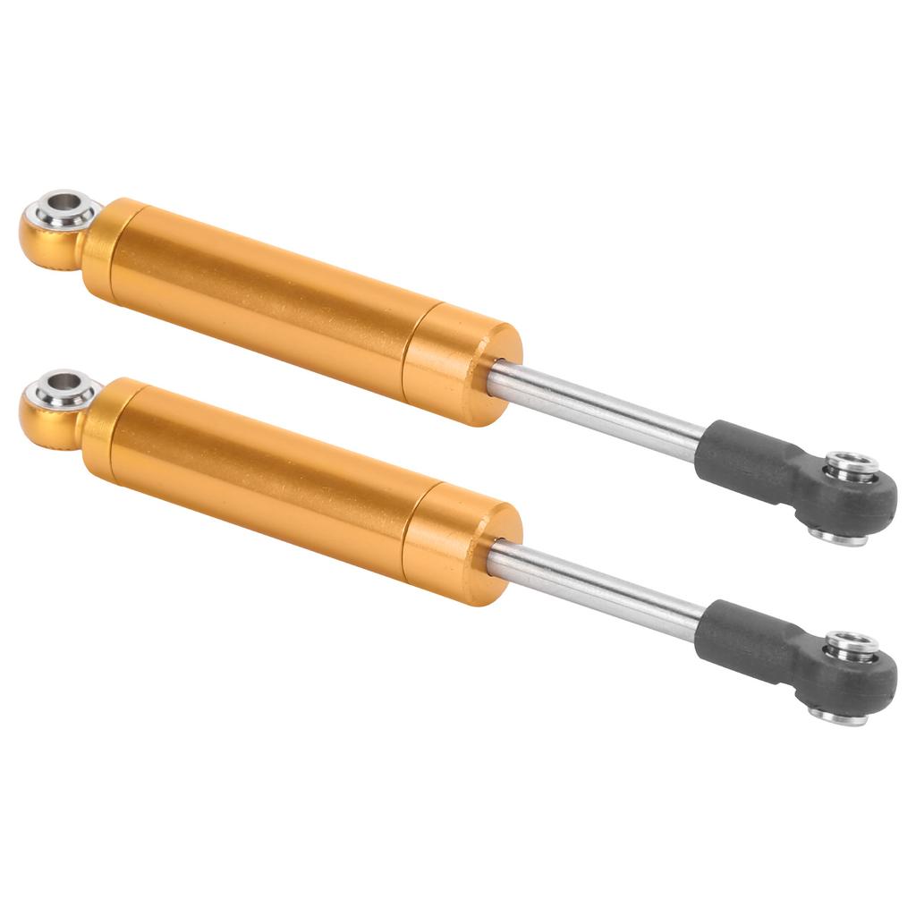2Pcs RC 92mm Aluminum Shocks Absorber Internal Spring Dampers for TRAXXAS SLASH 2WD RC CarGold