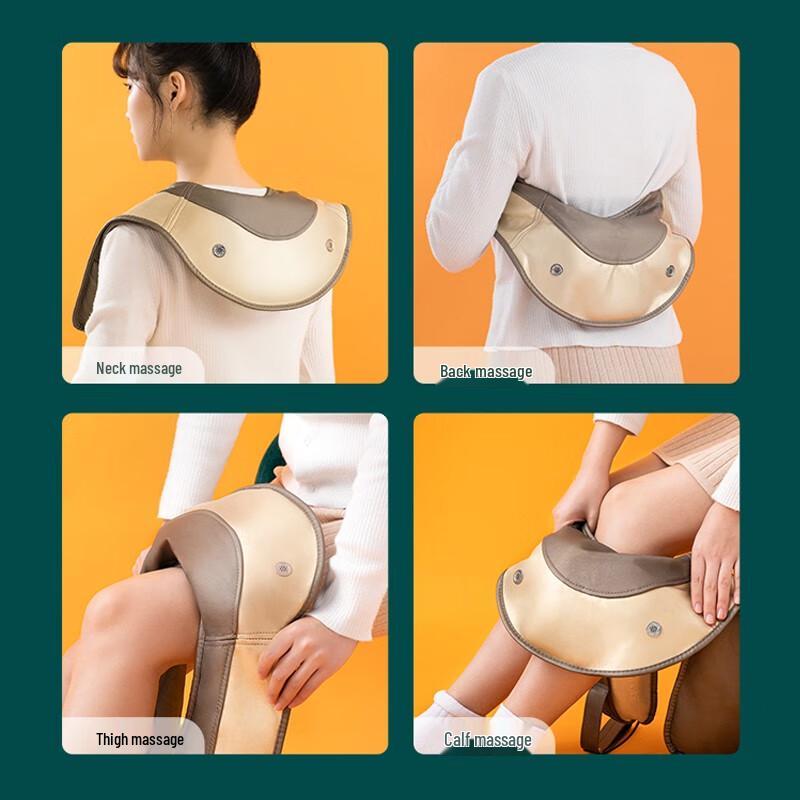 TaiChang Multi-Zone Neck and Shoulder Kneading Massager with Heat CN plug (adapter included)