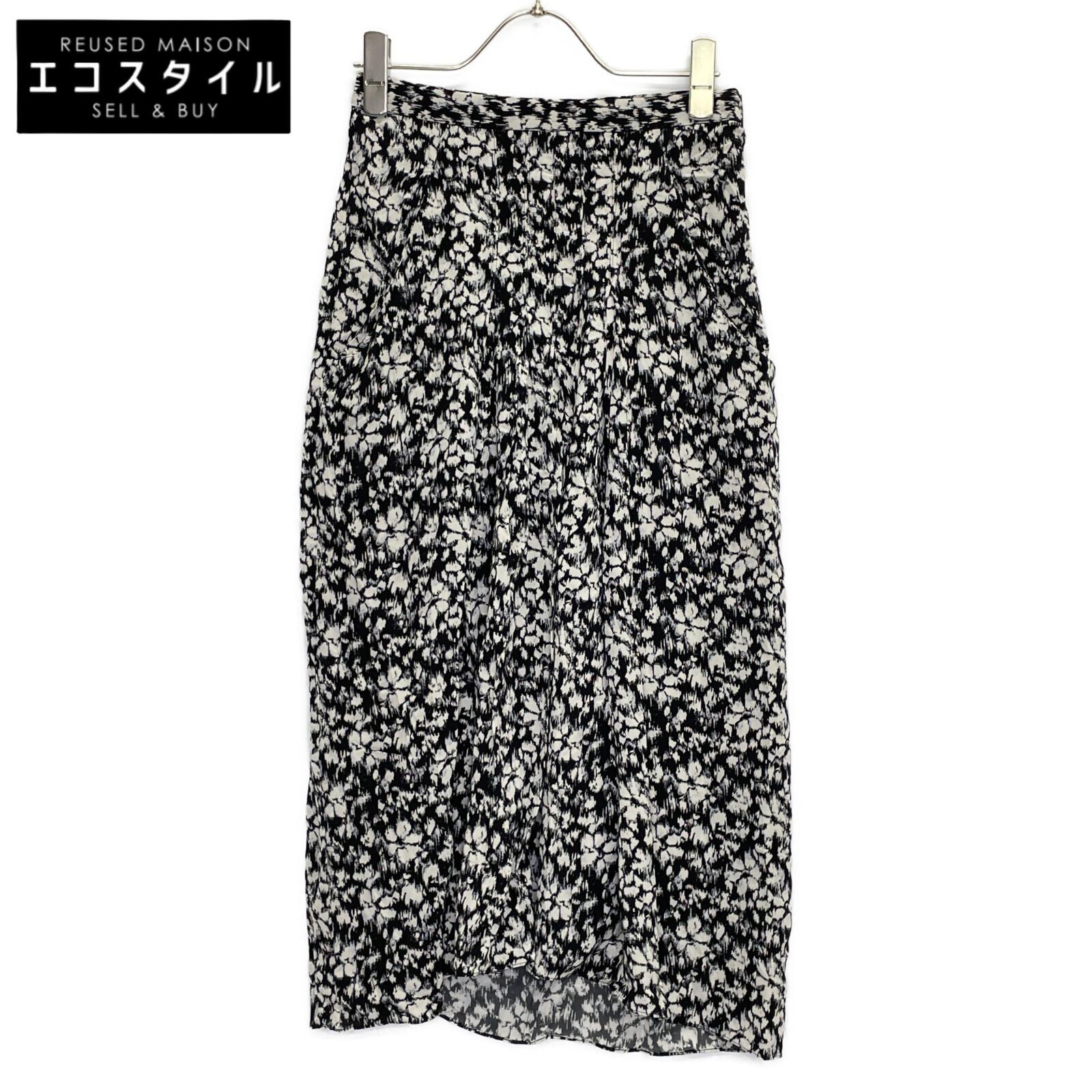 

ISABEL MARANT Black EOLIA SKIRT JU0087FA-A3J33E skirt 34 Black WhiteUsed