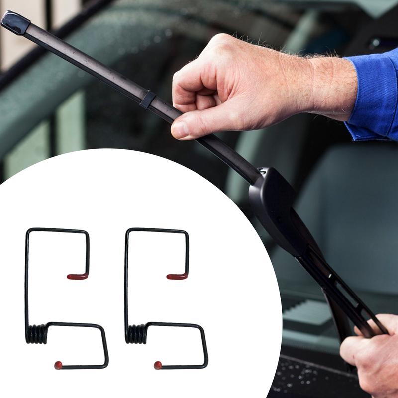 Windshield Wiper Tension Spring 1 Pair Wiper Pressure Spring Set Metal Arm Tension Spring Booster Easy To Install For SUV