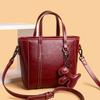 Leather Soft Leather Women'S Bag Trendy Large Capacity Cowhide Portable Women'S Shoulder Messenger Bag