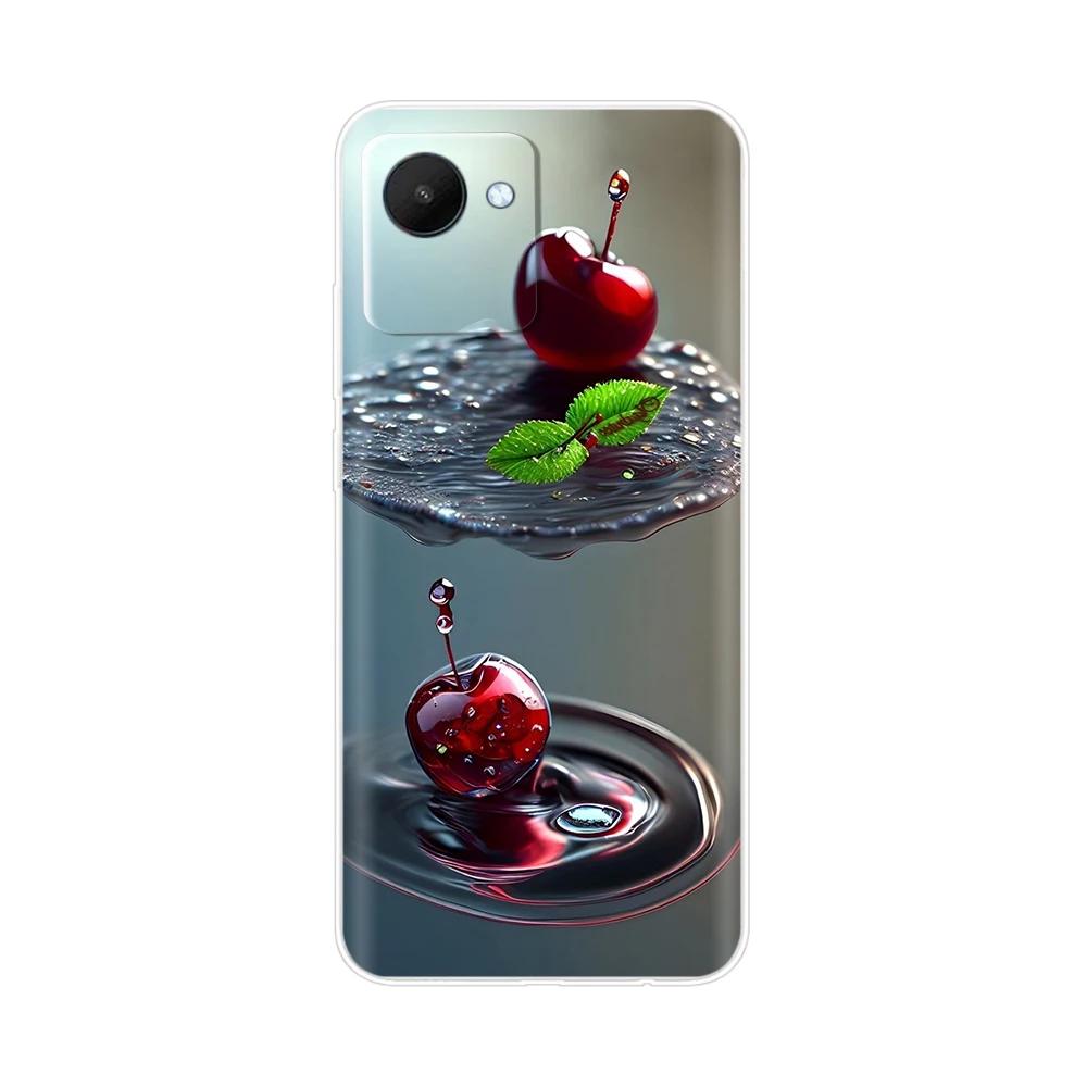 Etui Torba na Telefon Komórkowy Do Realme C30 Etui RealmeC30S Pokrowiec Do OPPO Realme C30S C30 s RealmeC30 Miękki Przezroczysty Silikonowy Tylny Pokrowiec