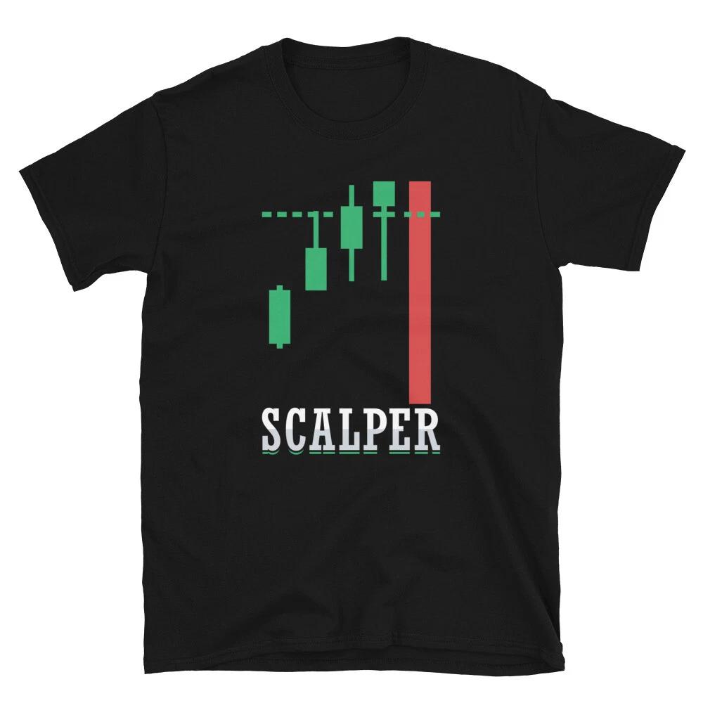 Scalper T- Shirt Trader Stock Market Trader Gift Tee M