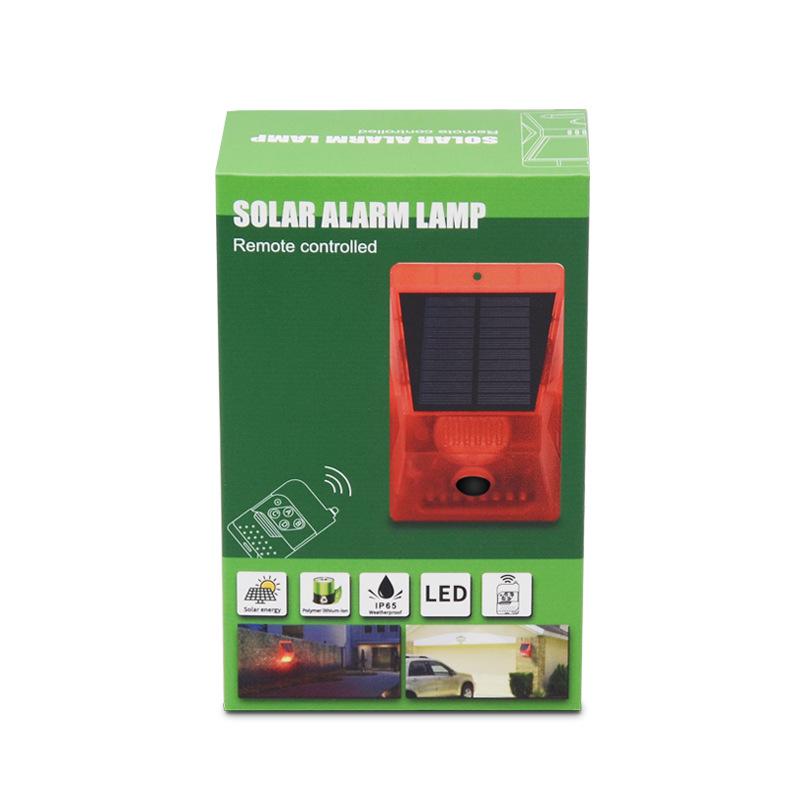 Solar-Powered Infrared Sensor Alarm & Animal Repellent Light with Remote Control
