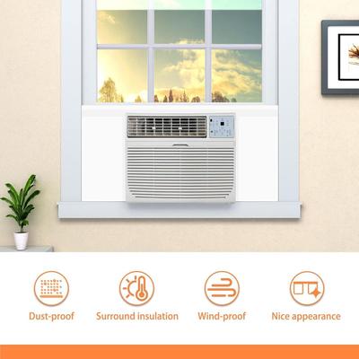 Isolierseitenwände 2 Stück Fensterklimaanlagen-Isolierschaumplatten Wärme- und Zugdämmwerkzeug mit Oberabdichtung