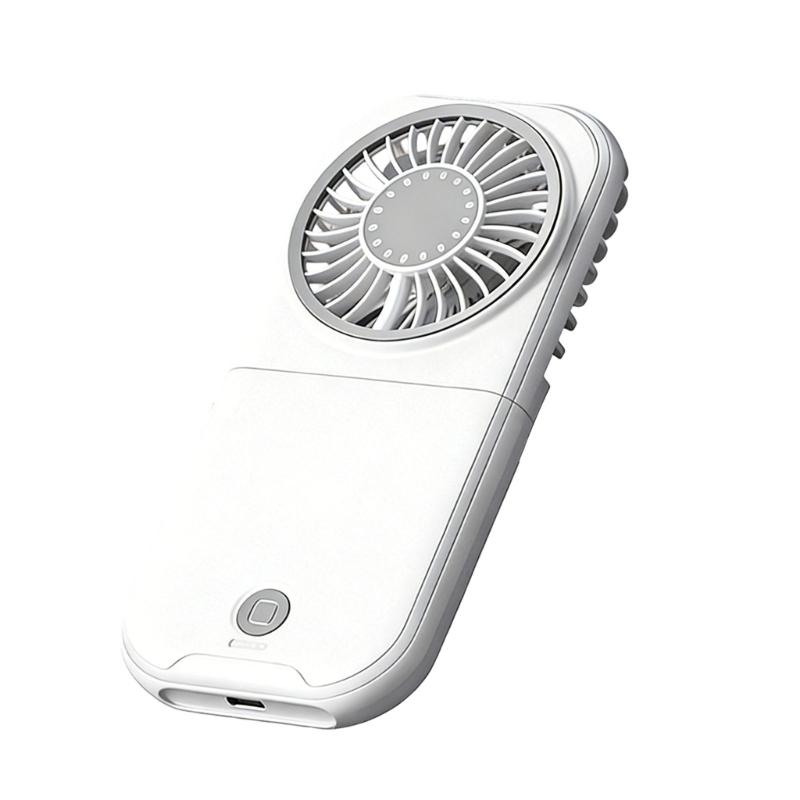 

Mini Foldable Individual Fan 7 Wing Design USB Type C Charging Easy For Desk Transport белый