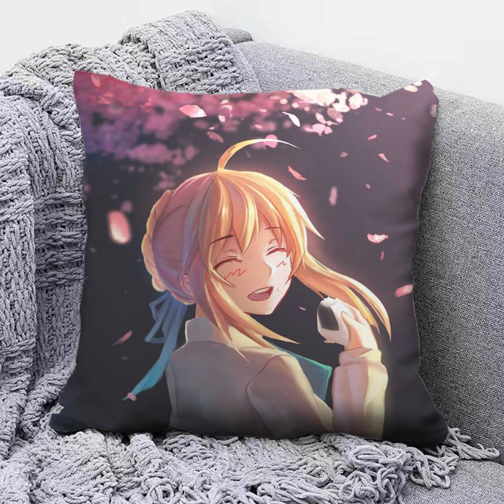 Saber Artoria Pendragon Fate Grand Order FGO  Home Sofa Cushion Covers and Aecorative Custom Pillow Covers