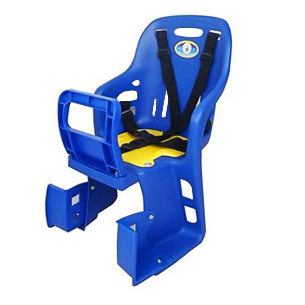 Kids Bike Seat Cycling Child Seats Child Bike Seat with Foot Rest Baby Chair Rear Child Carrier for Most Bicycle Rear Frames