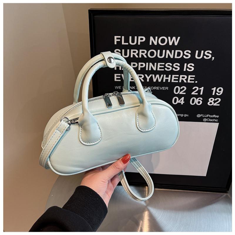 High-end women's fashion versatile bowling bag, new light luxury niche large-capacity daily commuting handbag