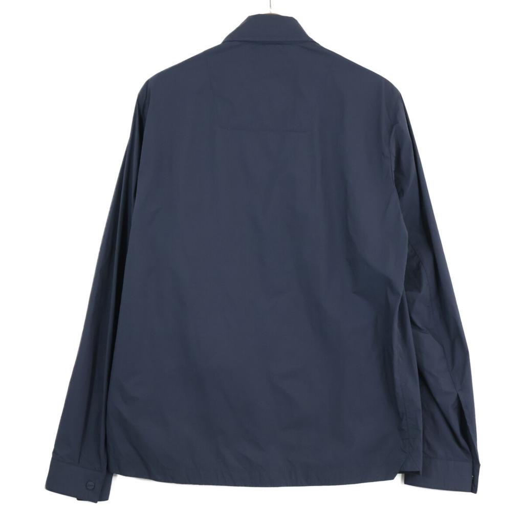 HERNO GI000420U Navy Nylon Shirt Jacket tops 48 blackUsed