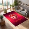 Nottingham Forest FC Bedruckter Kristall-Samtteppich Rutschfester Kristall-Samtteppich Für Sofa Schlafzimmer Innenbereich Heimdekoration